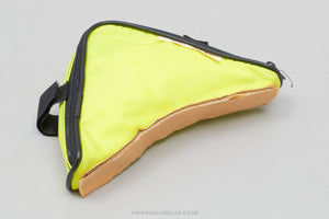 Roto Shoulder Mount NOS/NIB Vintage Neon Yellow Frame Bag - Pedal Pedlar - Buy New Old Stock Cycle Accessories