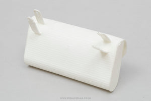 REG NOS Vintage White Saddle Bag - Pedal Pedlar - Buy New Old Stock Cycle Accessories