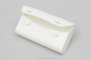 REG NOS Vintage White Saddle Bag - Pedal Pedlar - Buy New Old Stock Cycle Accessories