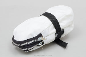 Radsport Fink Double Pocket NOS Classic White Saddle Bag - Pedal Pedlar - Buy New Old Stock Cycle Accessories