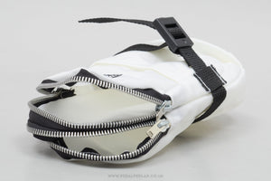 Radsport Fink Double Pocket NOS Classic White Saddle Bag - Pedal Pedlar - Buy New Old Stock Cycle Accessories