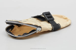 Radsport Fink NOS Classic Beige Saddle Bag - Pedal Pedlar - Buy New Old Stock Cycle Accessories