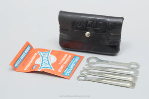 Mafac 5 Piece Tool Kit NOS Vintage Black Saddle Bag - Pedal Pedlar - Buy New Old Stock Cycle Accessories