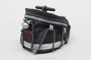 Zefal Kanga (714) NOS/NIB Classic Black / Silver Saddle Bag - Pedal Pedlar - Buy New Old Stock Cycle Accessories