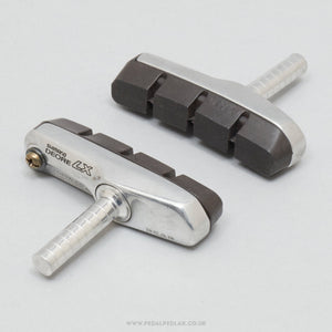 Shimano Deore LX (M65/T) Silver NOS Classic Rear Cantilever Brake Pads - Pedal Pedlar - Buy New Old Stock Bike Parts