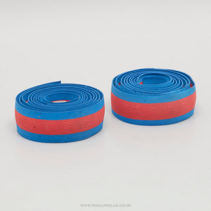 Cinelli Ribbon NOS/NIB Classic Blue/Red Cork Handlebar Tape - Pedal Pedlar - Buy New Old Stock Bike Parts