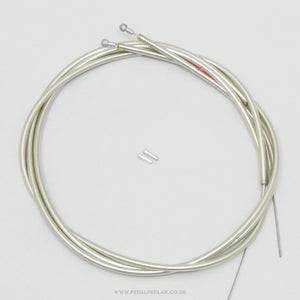 Shimano 105 SLR NOS Vintage Silver Road Brake Cable Set - Pedal Pedlar - Buy New Old Stock Bike Parts