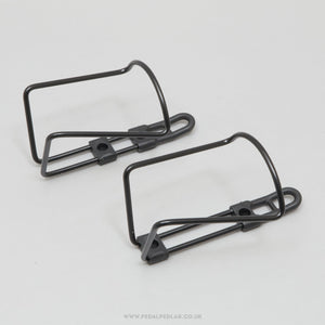 Roto Alloy NOS Vintage Black Bottle Cages - Pedal Pedlar - Buy New Old Stock Cycle Accessories