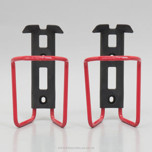 Specialites T.A. Sierra NOS Classic Red Bottle Cages - Pedal Pedlar - Buy New Old Stock Cycle Accessories