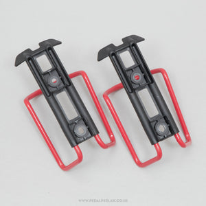 Specialites T.A. Sierra NOS Classic Red Bottle Cages - Pedal Pedlar - Buy New Old Stock Cycle Accessories