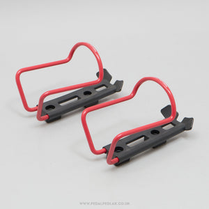 Specialites T.A. Sierra NOS Classic Red Bottle Cages - Pedal Pedlar - Buy New Old Stock Cycle Accessories