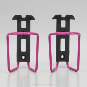 Specialites T.A. Sierra NOS Classic Purple Bottle Cages - Pedal Pedlar - Buy New Old Stock Cycle Accessories