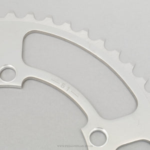 Sakae/Ringyo (SR) Apex-5 (AX-5DRG) NOS Vintage 51T 118 BCD Outer Chainring - Pedal Pedlar - Buy New Old Stock Bike Parts