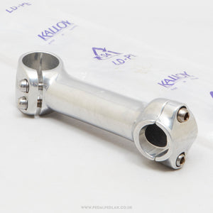 Kalloy Silver NOS Classic 130 mm 1 1/8" A-Head Stem - Pedal Pedlar - Buy New Old Stock Bike Parts