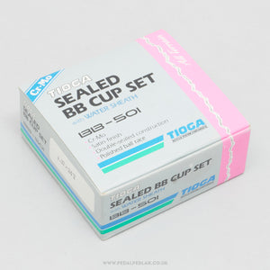 Tioga BB-501 Sealed NOS/NIB Classic English Bottom Bracket Cups - Pedal Pedlar - Buy New Old Stock Bike Parts