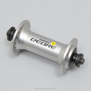 Shimano Deore (HB-M590) Silver NOS Classic 32h Front Hub - Pedal Pedlar - Buy New Old Stock Bike Parts