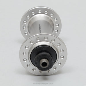 Shimano Deore (HB-M590) Silver NOS Classic 32h Front Hub - Pedal Pedlar - Buy New Old Stock Bike Parts