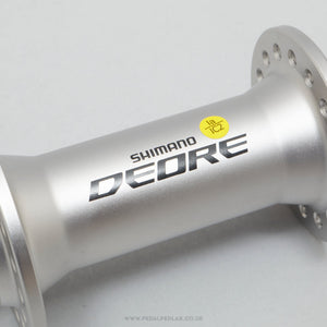 Shimano Deore (HB-M590) Silver NOS Classic 32h Front Hub - Pedal Pedlar - Buy New Old Stock Bike Parts