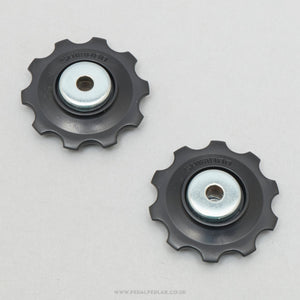 Shimano Tourney (Y563 98100) NOS/NIB Classic 10T Jockey Wheels - Pedal Pedlar - Buy New Old Stock Bike Parts