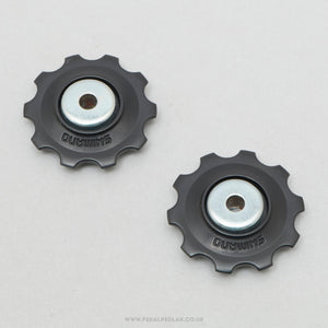 Shimano Tourney (Y563 98100) NOS/NIB Classic 10T Jockey Wheels - Pedal Pedlar - Buy New Old Stock Bike Parts