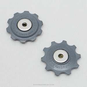 Campagnolo Record (RD-RE600) 9 Speed NOS/NIB Classic 10T Jockey Wheels - Pedal Pedlar - Buy New Old Stock Bike Parts