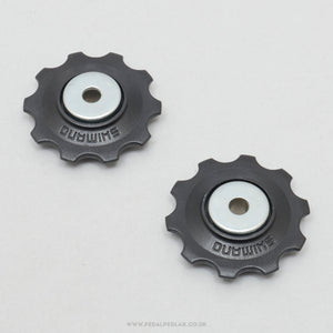 Shimano Altus / Tourney (52290800) NOS/NIB Classic 10T Jockey Wheels - Pedal Pedlar - Buy New Old Stock Bike Parts