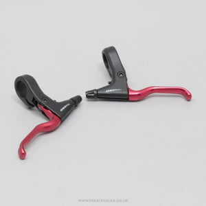 Tektro 361A Red NOS/NIB Classic MTB Brake Levers - Pedal Pedlar - Buy New Old Stock Bike Part