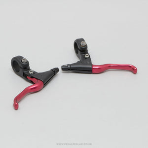 Tektro 361A Red NOS/NIB Classic MTB Brake Levers - Pedal Pedlar - Buy New Old Stock Bike Part