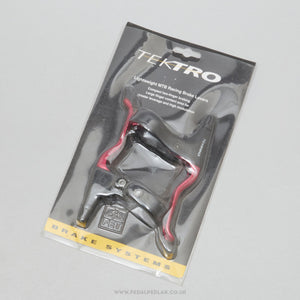 Tektro 361A Red NOS/NIB Classic MTB Brake Levers - Pedal Pedlar - Buy New Old Stock Bike Part