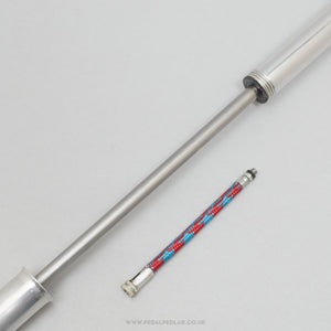 Tornade NOS Vintage Silver 38 - 41 cm Frame Peg Fit Bike Pump - Pedal Pedlar - Buy New Old Stock Cycle Accessories