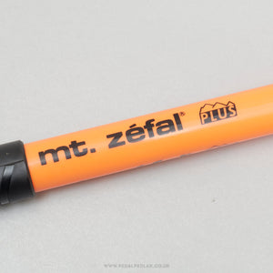 Zefal MT. Plus (79) MTB NOS/NIB Classic Neon Orange 39 - 45 cm Frame Fit Bike Pump - Pedal Pedlar - Buy New Old Stock Cycle Accessories