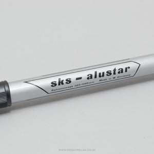 SKS Alustar (11925) NOS/NIB Vintage Silver 45 - 51 cm Frame Fit Bike Pump - Pedal Pedlar - Buy New Old Stock Cycle Accessories