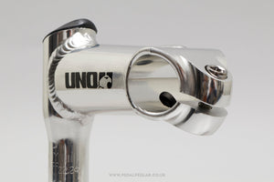 Kalloy Uno Silver NOS Classic 90 mm 1" Quill Stem - Pedal Pedlar - Buy New Old Stock Bike Parts