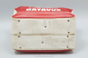 Batavus Vintage Red / White Holdall Kit Bag - Pedal Pedlar - Cycle Accessories For Sale