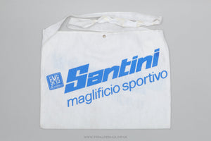 Santini Maglificio Sportivo Classic White/Blue Musette Bag - Pedal Pedlar - Cycle Accessories For Sale