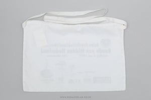 Classic Rabobank 'Ronde van Midden Nederland' White Musette Bag - Pedal Pedlar - Cycle Accessories For Sale