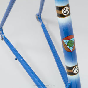 50.5cm Paratella Vintage Italian Steel Road Bike Frame Set - Pedal Pedlar - Bike Frames For Sale