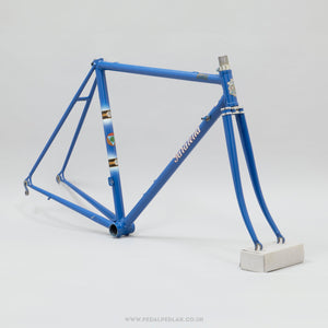 50.5cm Paratella Vintage Italian Steel Road Bike Frame Set - Pedal Pedlar - Bike Frames For Sale