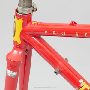 47.5cm Trek Pro Series 560 c.1986 Vintage American Steel Road Bike Frame Set - Pedal Pedlar - Bike Frames For Sale