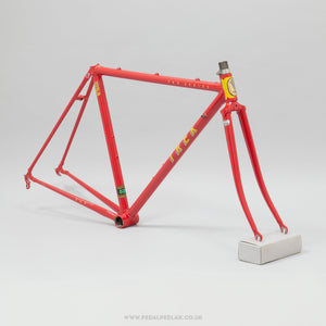 47.5cm Trek Pro Series 560 c.1986 Vintage American Steel Road Bike Frame Set - Pedal Pedlar - Bike Frames For Sale