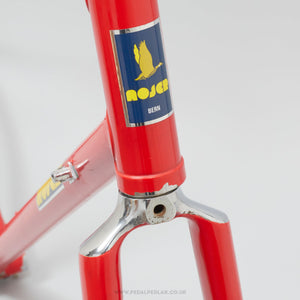 53cm Moser (Bern) Vintage Swiss Steel Road Bike Frame Set - Pedal Pedlar - Bike Frames For Sale