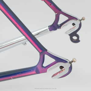 56.5cm Pinarello Asolo c.1991 Classic Italian Steel Road Bike Frame Set - Pedal Pedlar - Bike Frames For Sale