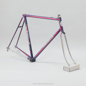 56.5cm Pinarello Asolo c.1991 Classic Italian Steel Road Bike Frame Set - Pedal Pedlar - Bike Frames For Sale