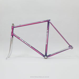 56.5cm Pinarello Asolo c.1991 Classic Italian Steel Road Bike Frame Set - Pedal Pedlar - Bike Frames For Sale