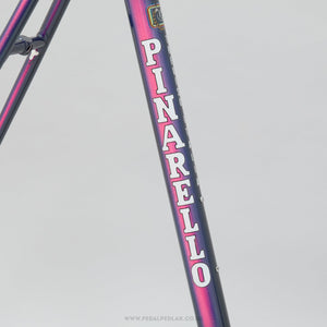 56.5cm Pinarello Asolo c.1991 Classic Italian Steel Road Bike Frame Set - Pedal Pedlar - Bike Frames For Sale