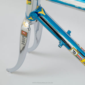 54cm Losa Team Guipek Vintage Italian Steel Road Bike Frame Set - Pedal Pedlar - Bike Frames For Sale