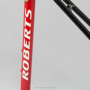 49cm Chas Roberts c.1991 Classic British Steel Road Bike Frame Set - Pedal Pedlar - Bike Frames For Sale