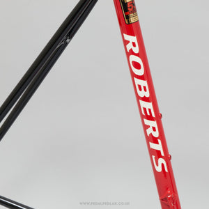 49cm Chas Roberts c.1991 Classic British Steel Road Bike Frame Set - Pedal Pedlar - Bike Frames For Sale