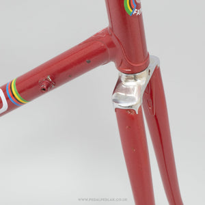 54cm Fanini Super Vintage Italian Steel Road Bike Frame Set - Pedal Pedlar - Bike Frames For Sale