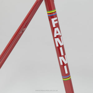 54cm Fanini Super Vintage Italian Steel Road Bike Frame Set - Pedal Pedlar - Bike Frames For Sale